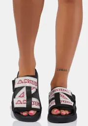 [Kappa] Red Logo Tape Kalpi Sandals