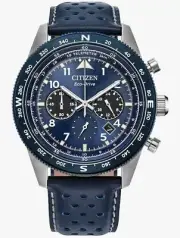 Citizen - CA4557-01L - Chronograph Men's Eco-Drive Stainless Steel Watch - Blue
