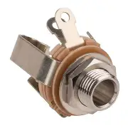 Switchcraft 13 1/4" Mono Jack Female Panel Mount Double Open Circuit