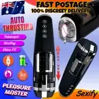 Male Masturbation Cup Telescopic Auto Thrusting Heating Stroker Cup Sex Toy