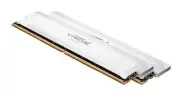 Crucial Pro 32GB (2x16GB) DDR5 UDIMM 6400MHz CL38 White Heat Spreader Support