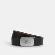 Plaque Buckle Cut-To-Size Reversible Belt, 38MM