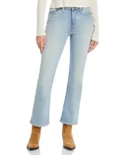 Re/Done 70s High Rise Ankle Bootcut Jeans in Cielito