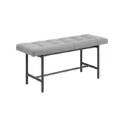 Modern Home Living JORY Bench Seat 100cm(W) x 37cm(D) x 46.5cm(H) - Light Grey