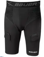 Youth Bauer Premium Jock Short Compression Hockey Small Cup Classic Fit NEW $39