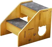 MYCENSE Pet Dog Stair Ladder Dog Ladder 2 Steps Supplies Portable Anti Slip Cat Stairs Pet Steps for Older Dogs Home Bed Couch Car