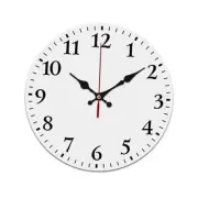 Personalized Photo Wall Clocks, Custom Round Clocks for Walls 9.8" NO-Design