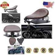 Retro Brown Motorcycle Seat & Bobber Bracket Kit for Harley Sportster XL883/1200