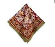 Couleur Nature Noel Handmade Cotton Christmas Napkins Set of 12 Red Green France