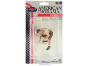 "4X4 Mechanic" Figure 2 with Board Accessory for 1/18 Scale Models