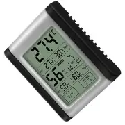 Indoor Portable LCD Touchscreen Digital Display Temperature Humidity Monitor