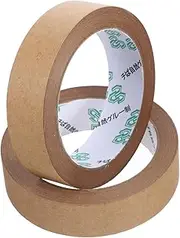 Cabilock 2Rolls Heavy Duty Writable Packing Tape Paper Shipping Tape for Sealing Packaging Office Use for All Sealing Needs