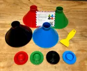 Magical Car Ice Scraper Kit (4 Pieces) Cone / Funnel / Windshield Snow Removal