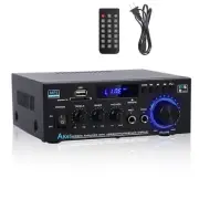 Stereo Home Audio Amplifier Receiver AK45, 600W Bluetooth 5.0 HiFi Stereo Pow...