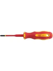 Draper Tools Ergo Plus Slimline PZ Type VDE Screwdriver No:1 X 80mm (02165)