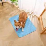 Dog Ice Silk Cooling Mat Pet Self-Cooling Pad Blanket Car Seats Indoor&Outdoor