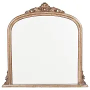 Domed Overmantle Small Mirror, Rustica