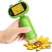 Kids Digital Microscope USB, 500X 1000X Zoom Handheld Pocket Microscope Built in Memory & LED Lights, Portable Magnifying Glass with 2in Screen