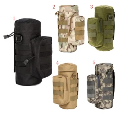 Tactical Molle System Water Bags Outdoor Water Bottle Bag Kettle Pouch Holder