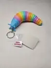 Stress Reliever Toy Fidget Toy Keychain Children Adult Slug Puzzle Funny