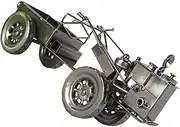 NAMOARLY Vintage Iron Tractor Model Retro Desktop Ornament Tractor Decor for Tabletop Adornment Chic and Lightweight Design for Home Decoration Unique Vintage Atmosphere