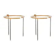 2X Watering Halo's - 9 Inch - Raised Water Rings / Drip System Irrigation