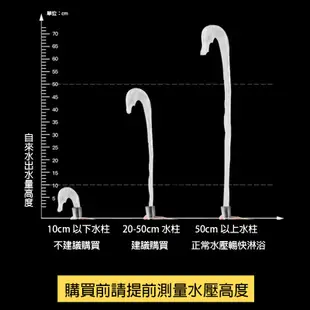 【曼德旺】不鏽鋼面板 增壓蓮蓬頭(黑色) 大流量 低水壓適用 增壓出水 可拆洗 過濾盒+濾棉 304 (2.9折)