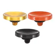 Camera Shutter Button 3pcs Shutter Release Button Concave, Black Orange Golden