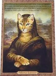 Sebrine 94137PC Mona Lichat Cat Postcard, Chats enchantes