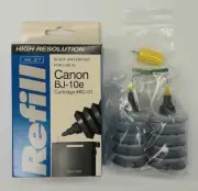 High Resolution Canon BJ-10e Black Ink Refill Kit for Cartridge BC-01 -Twin Pack