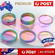 6Pcs Bike Headset Stem Spacers 2/5/10mm Bicycle Headset Spacer Aluminum Alloy