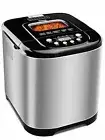 MICHELANGELO Automatic Stainless Steel Bread Maker Gluten Free 2.2Lb 15-in-1