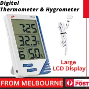 Digital Thermometer Hygrometer Temperature Indoor Outdoor LCD Humidity Meter