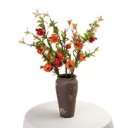Artificial Pomegranate Branches Stems- Set of 2, 29 inches tall