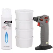 Avanti Crème Brûlée Set Torch Gas & 4 Ramekins Finishing Caramelising Browning