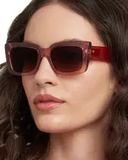 kate spade new york Cailin Rectangle Sunglasses, 52mm