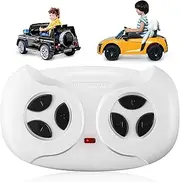 Saillong 2.4G Electric Car Remote Control, White Remote Control for Kids 12V Electric Ride On Car/Truck/Toddler Cars, Parental Remote Control Compatible with JR1603, JR1602FCC, HY2012