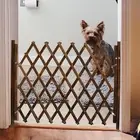 Portable Expandable Accordion Dog Gate Fence Folding for House Stairs Patio