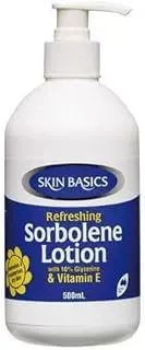 3 PACK OF Skin Basics Sorbolene Glyceline Vitamin E 500Ml