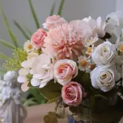 Artificial Flower Rose Hydrangea Chamomile Home Party Photography Props Decor
