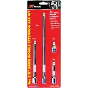 PKTool PT10811 - Wobble Socket Extension Bar Set 4 Piece 3/8" Drive
