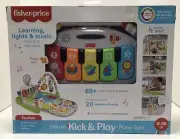 Fisher-Price Deluxe Kick & Play Piano Gym Play Mat