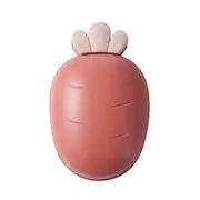 10Pcs Carrot Shape Box Bathroom Drain Soap Holder Travel Protect Case Bathroom Accessories