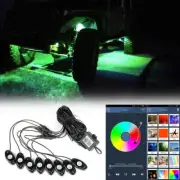 72W Vehicle Chassis Rock Lights Car Bluetooth Smart RGB LED Atmosphere Lights