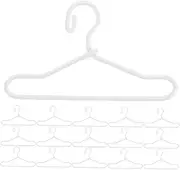Kisangel 40Pcs Miniature Doll Clothes Hangers Lightweight and Sturdy Doll Dress Organizers for Dollhouses and Miniature Kits for Dolls