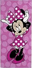 Jay Franco Disney Minnie Mouse Cheery 71cm x 147cm 100% Cotton Beach Towel