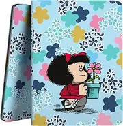 Grafoplás A4 Plastic Folder, Flexible Cover, 30 Polypropylene Inserts, Design Mafalda Lively Collection, Polyplas, Perfect for Organising Your School Supplies
