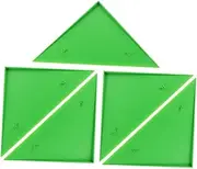 CHICAMPERA 5pcs Triangle Table Corner Protectors Plastic Covers for Foosball Table Edges Corner Cushions Easy Installation Safe Practical