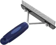 Gogogmee Horse Deshedding Tool Stainless Steel Dematting Brush Rake Comb for Grooming Durable Pet Hair Removal Easy to Clean and Pets