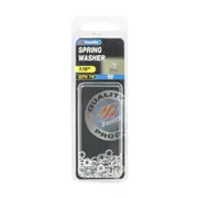 Zenith 1/8" Zinc Plated Spring Washer - 75 Pack